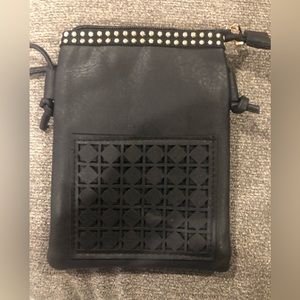 Leather crossbody purse